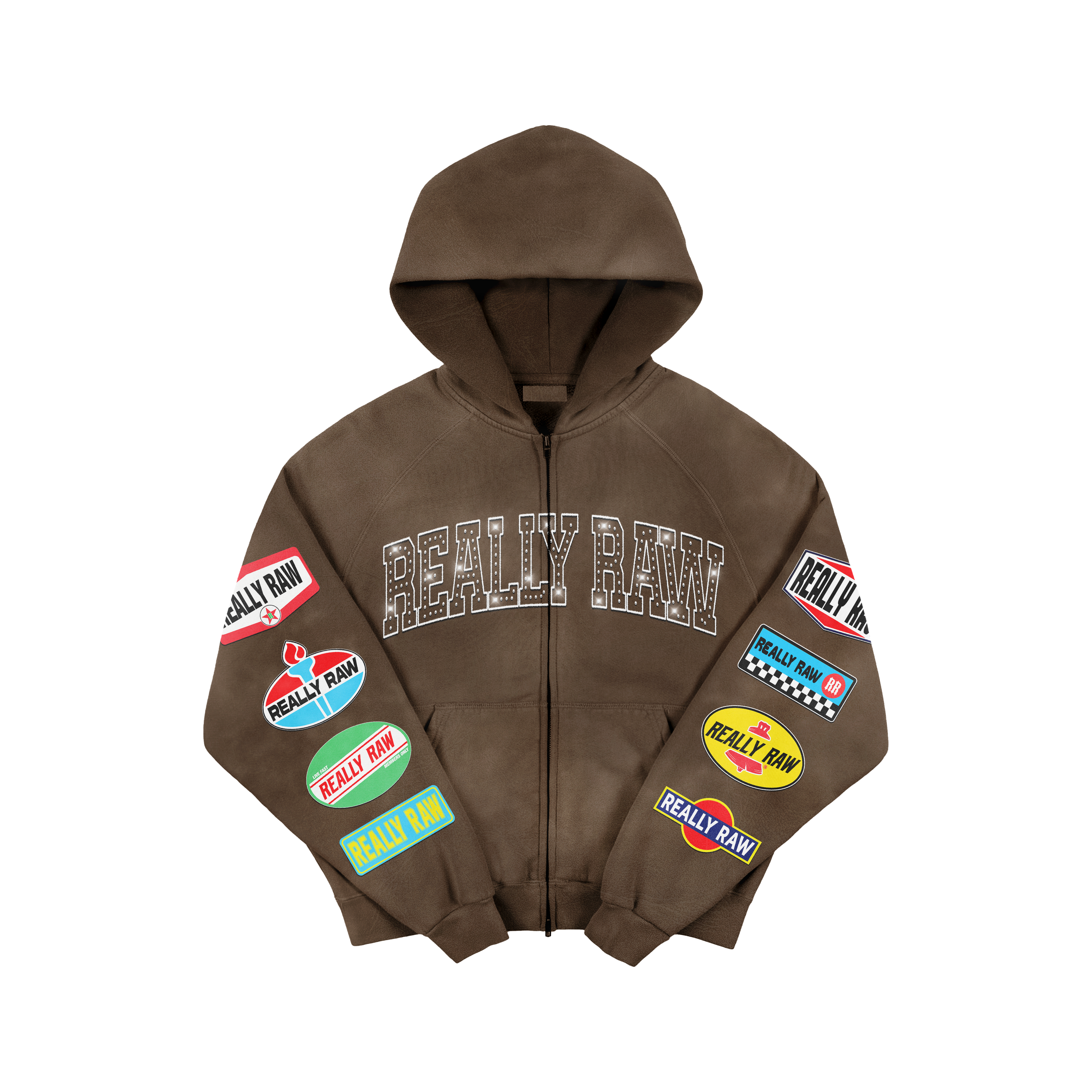 Petrol Rhinestone Hoodie