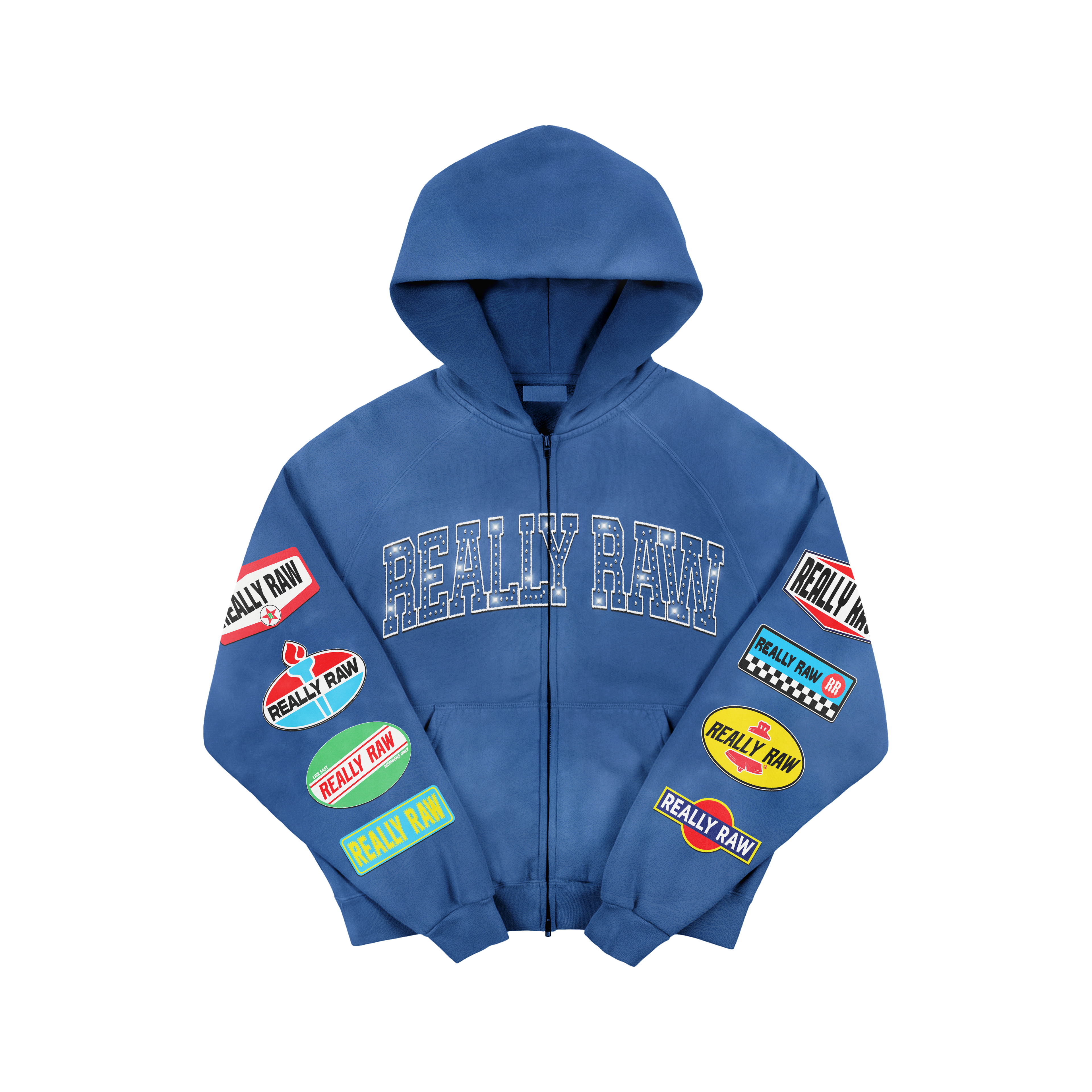Petrol Rhinestone Hoodie