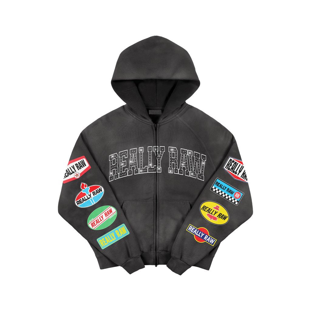 Petrol Rhinestone Hoodie